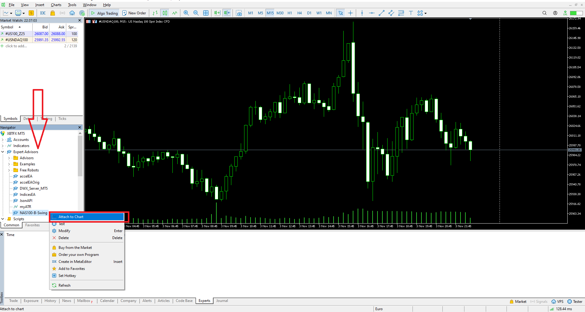 Navigator with EA attach option